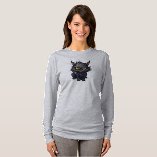 Baby Black Cat Design - Baby Fine Jersey T-Shirt