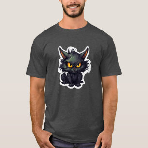 Baby Black Cat Design - Basic Dark T-Shirt