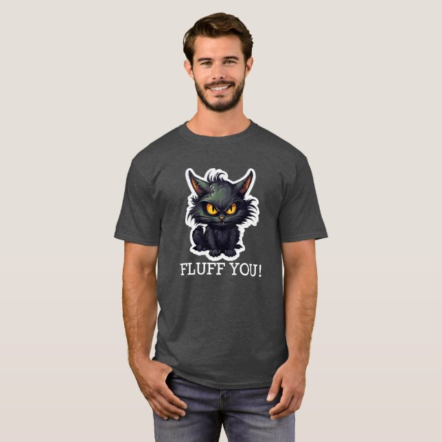 Baby Black Cat Design - Basic Dark T-Shirt (Front Full)