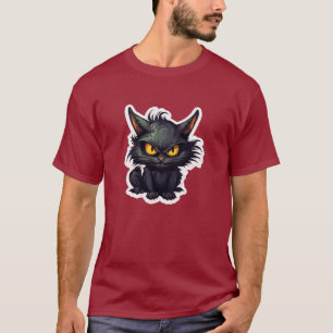 Baby Black Cat Design - Basic Dark T-Shirt