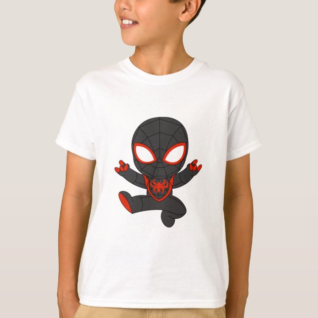 Baby black spidey ninja T-Shirt (Front)