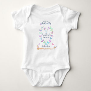 Baby Blessing Butterfly Heart Baby Bodysuit