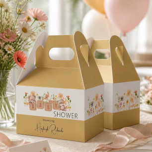 Baby Blocks, Bears, and Wildflowers Favour Box