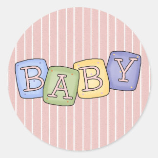 Baby Blocks Fun Stickers ~ Seals