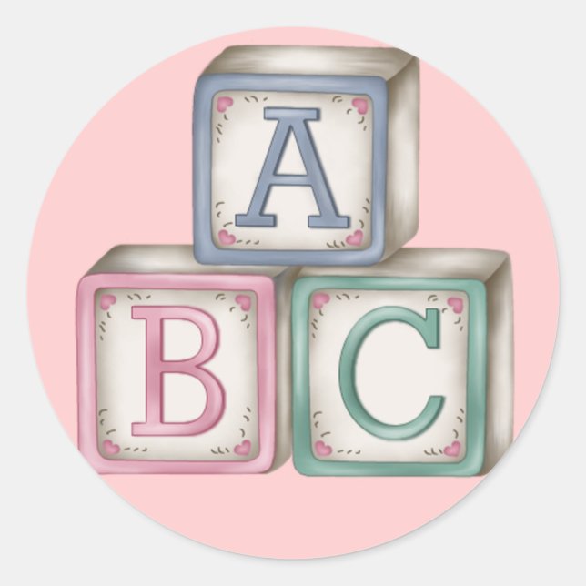 Baby Blocks Stickers (Front)