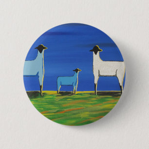 Baby Blue 6 Cm Round Badge
