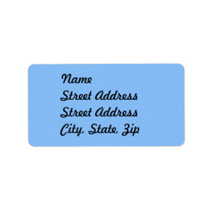 Baby Blue Address Sticker