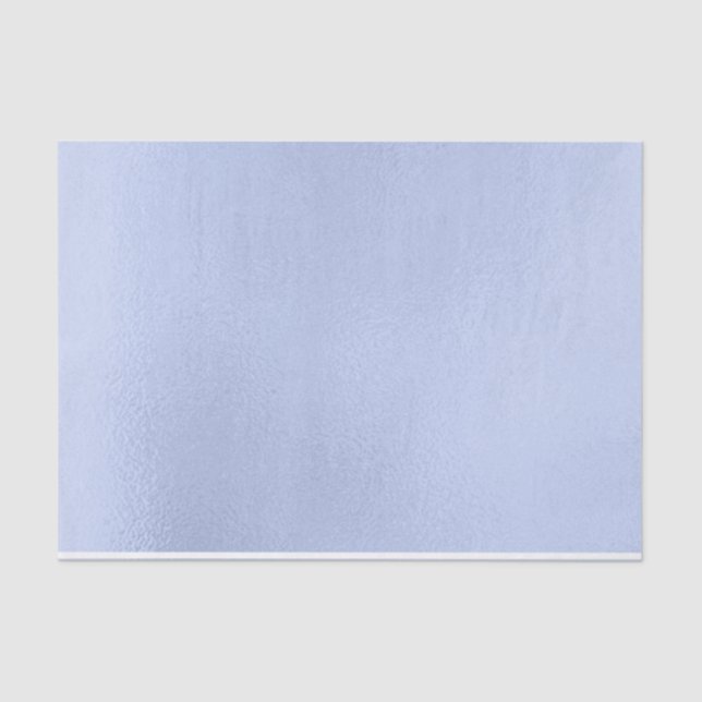 Baby Blue Aqua Metallic Pastel Delicate Tissue Paper (Front)