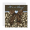 Baby Blue Brown Leopard Baby Boy Shower
