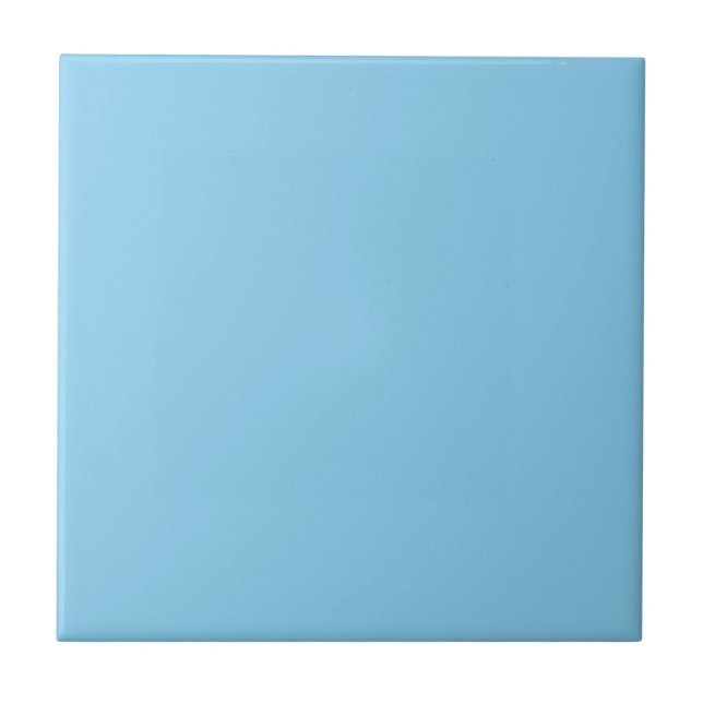 Baby Blue Ceramic Tile (Front)