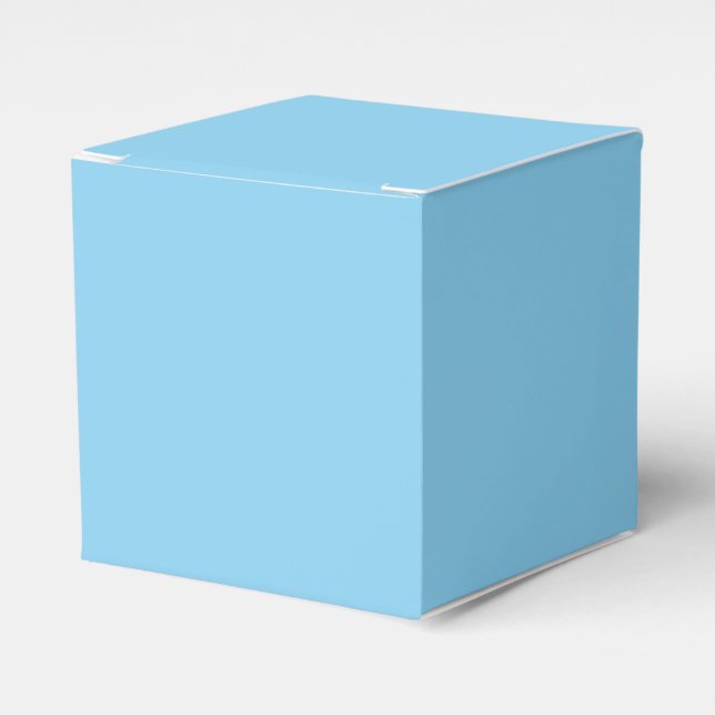 Baby Blue Classic Favour Box (Front Side)