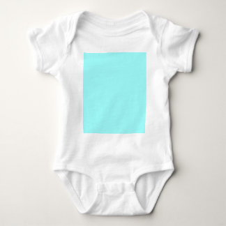 Baby Blue Colour Customised Designer Baby Bodysuit