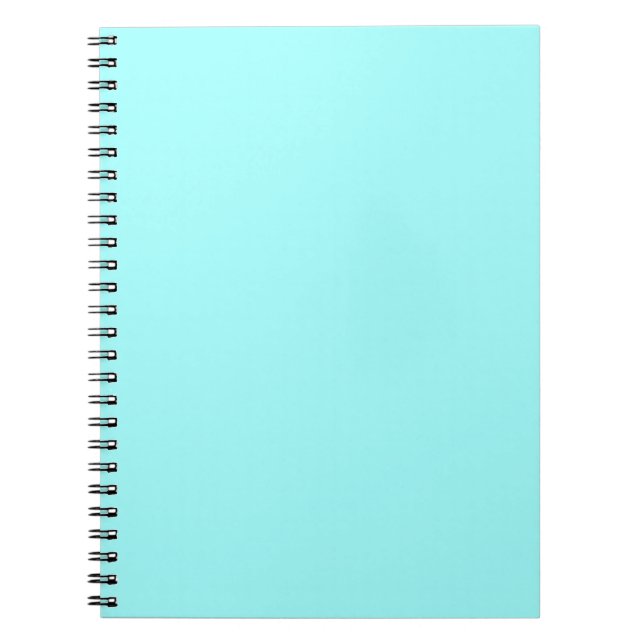 Baby Blue Colour Customised Designer Notebook (Front)