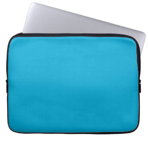 Baby Blue Cool and Simple Solid Colour Laptop Sleeve