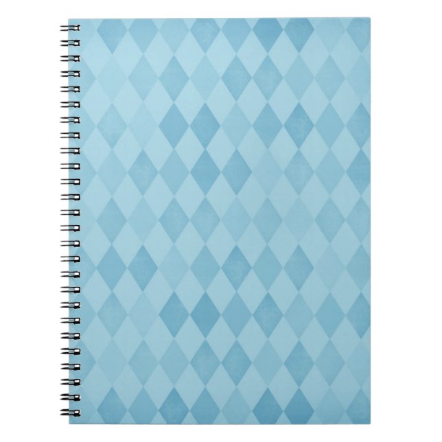 Baby Blue Diamonds Notebook (Front)