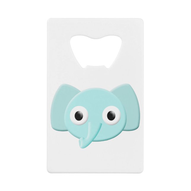 Baby Blue Elephant Drawing (Front)