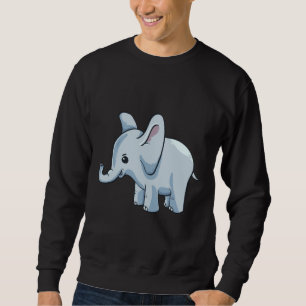 Baby Blue Elephant For Your Kids Sweatshirt