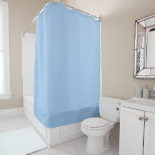 Baby blue eyes (solid colour) shower curtain