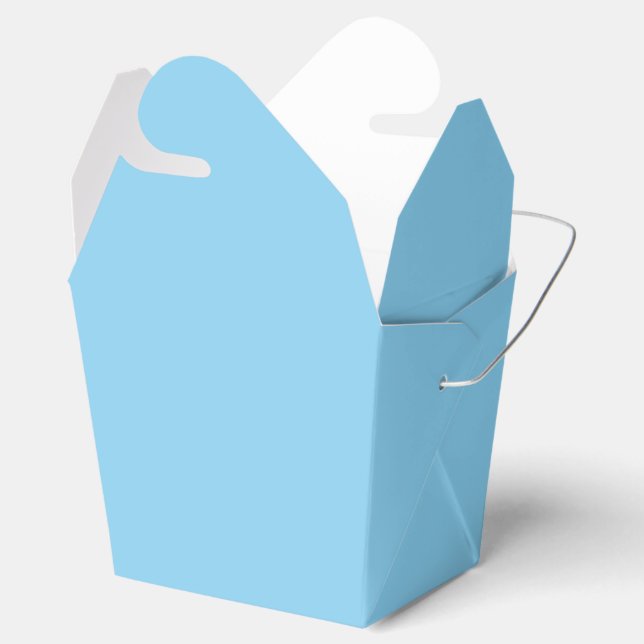 Baby Blue Favour Box (Opened)