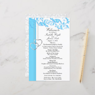 Baby Blue Floral Swirl - Program
