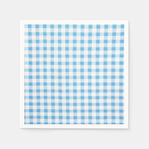 Baby Blue Gingham Napkin