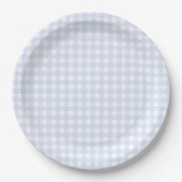 Baby Blue Gingham Plaid