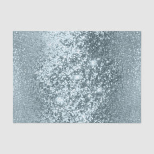Baby Blue Glitter Background  Tissue Paper