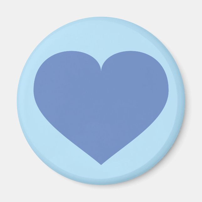 Baby Blue Heart Magnet (Front)