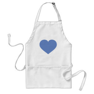 Baby blue heart standard apron