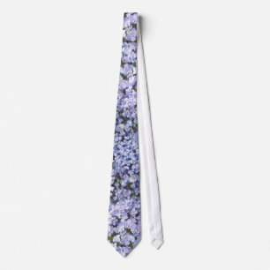 Baby Blue Hydrangea Petals Wedding Tie