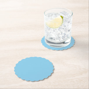 Baby Blue Paper Coaster
