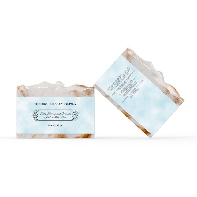 Baby Blue Parchment Paper Style Soap Band - 2 (Creator Uploaded)