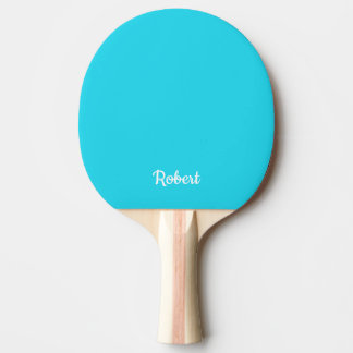 Baby Blue Personalised Name Ping Pong Paddle