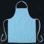 Baby Blue Sky Solid Colour Apron<br><div class="desc">Apron adult size all over print style printed with Baby Blue Sky Solid Colour graphic art design illustration and select products collection by TheFabricSeal print on demand shop at Zazzle.com #ZazzleMade https://www.zazzle.com/store/thefabricseal TheFabricSeal©️Original. Baby blue is a lighter blue hue tone plus a bit of white. It's actually a gradient. It's...</div>