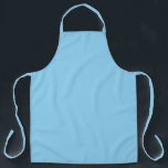 Baby Blue Sky Solid Colour Apron<br><div class="desc">Apron adult size all over print style printed with Baby Blue Sky Solid Colour graphic art design illustration and select products collection by TheFabricSeal print on demand shop at Zazzle.com #ZazzleMade https://www.zazzle.com/store/thefabricseal TheFabricSeal©️Original. Baby blue is a lighter blue hue tone plus a bit of white. It's actually a gradient. It's...</div>