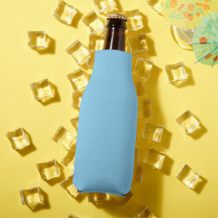 Baby Blue Sky Solid Colour Bottle Cooler