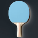 Baby Blue Sky Solid Colour Ping Pong Paddle<br><div class="desc">Ping Pong Paddle for table tennis game day play printed with Baby Blue Sky Solid Colour graphic art design illustration and select products collection by TheFabricSeal print on demand shop at Zazzle.com #ZazzleMade https://www.zazzle.com/store/thefabricseal TheFabricSeal©️Original. Baby blue is a lighter blue hue tone plus a bit of white. It's actually a...</div>