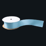 Baby Blue Sky Solid Colour Satin Ribbon<br><div class="desc">Gift Giving Package Satin Ribbon printed with Baby Blue Sky Solid Colour graphic art design illustration and select products collection by TheFabricSeal print on demand shop at Zazzle.com #ZazzleMade https://www.zazzle.com/store/thefabricseal TheFabricSeal©️Original. Baby blue is a lighter blue hue tone plus a bit of white. It's actually a gradient. It's a pastel...</div>