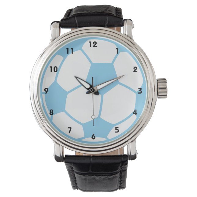 Baby Blue Soccer Ball Watch (Front)
