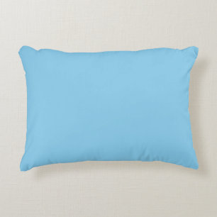 Baby blue (solid colour) decorative cushion