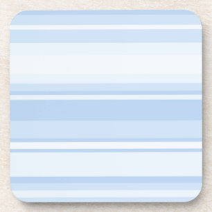 Baby blue stripes coaster