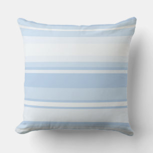 Baby blue stripes cushion