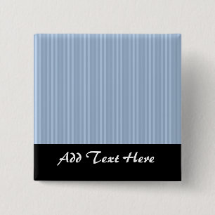 Baby Blue Stripes Pattern Vertical Stripes 15 Cm Square Badge