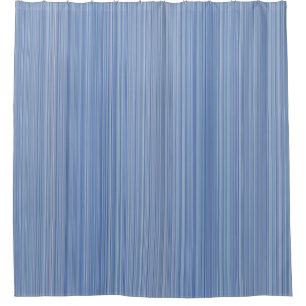 Baby Blue Stripes Shower Curtain