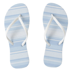 Baby blue stripes thongs