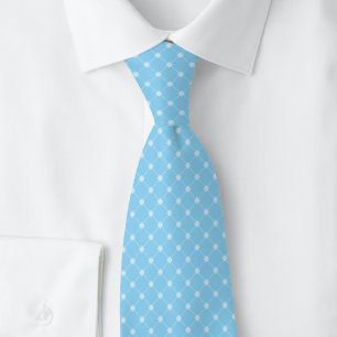Baby Blue Trellis Tie