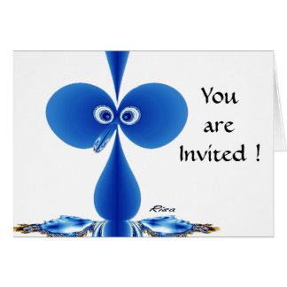 Baby Bo-oby Bird Blue Birthday Card