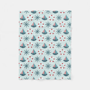 Baby Boats Fleece Blanket