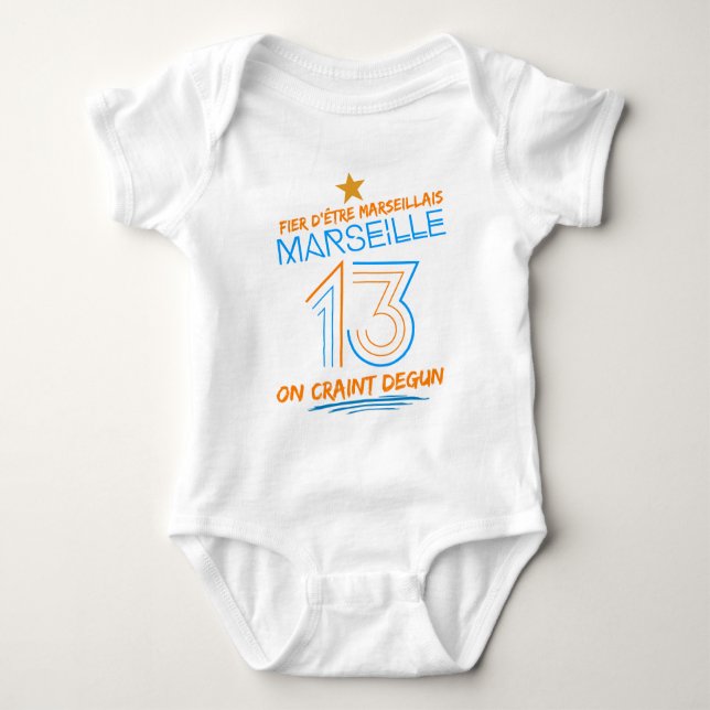 Baby Body - Marseille 13 Baby Bodysuit (Front)