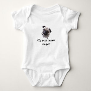 baby body "Mops" Baby Bodysuit